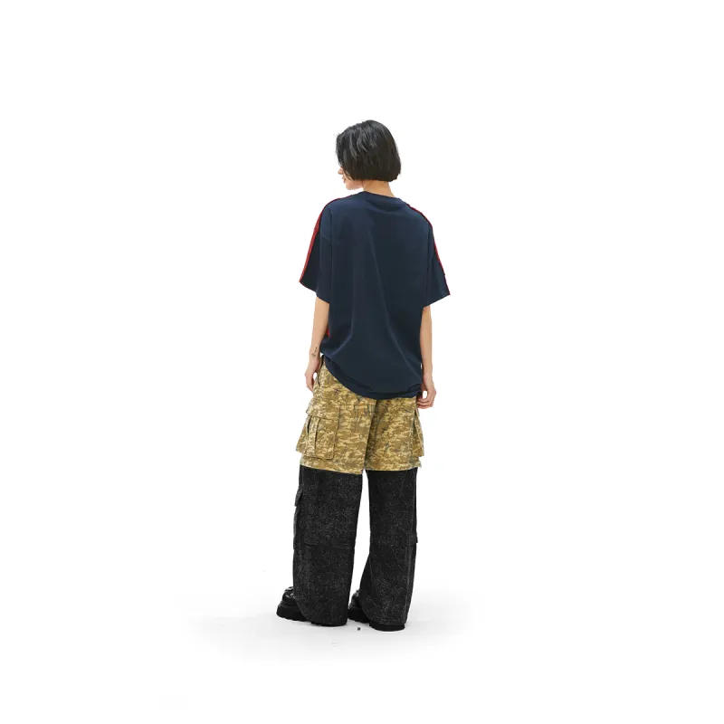VANN VALRENCÉ Jeans Unisex Khaki Black Contrast-6