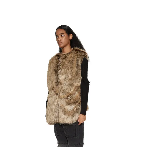 VANN VALRENCÉ Vest Unisex Coffee