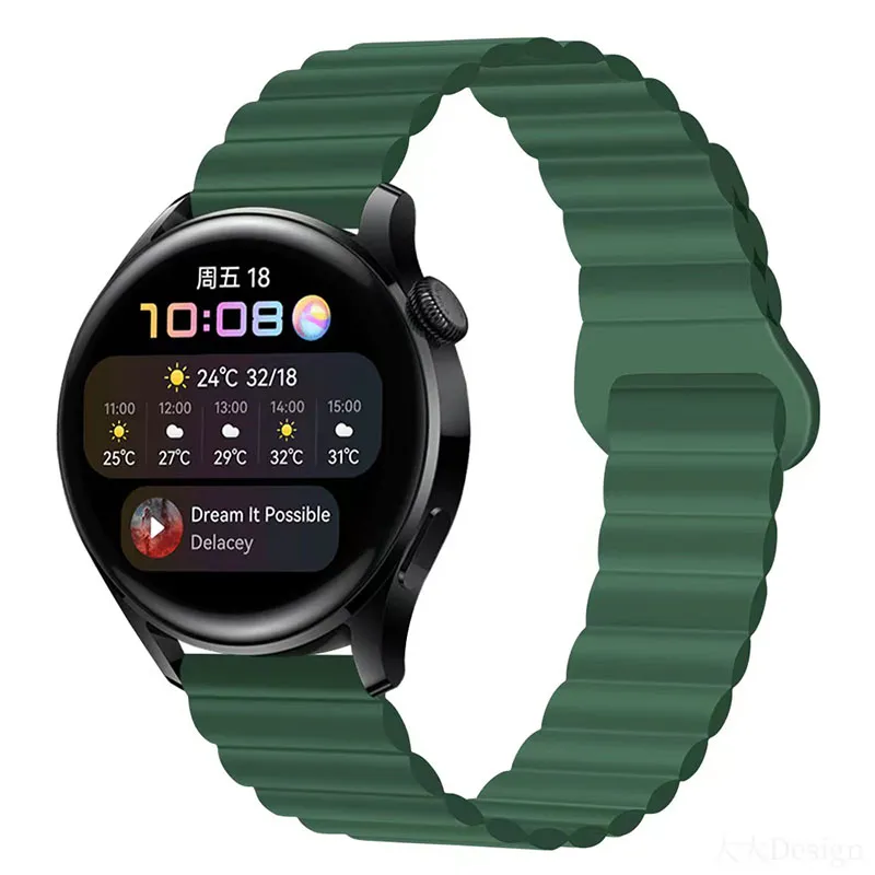 ZHENGGUANG Watch Band Huawei Compatibility Silicone Material-35
