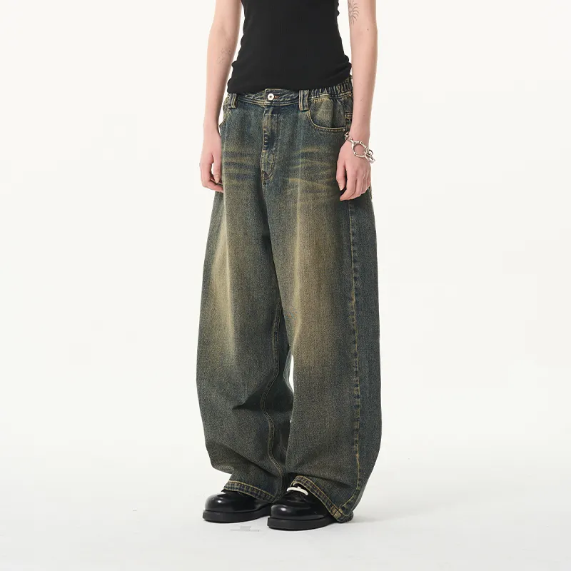 MODITEC Jeans Unisex Blue Yellow-4