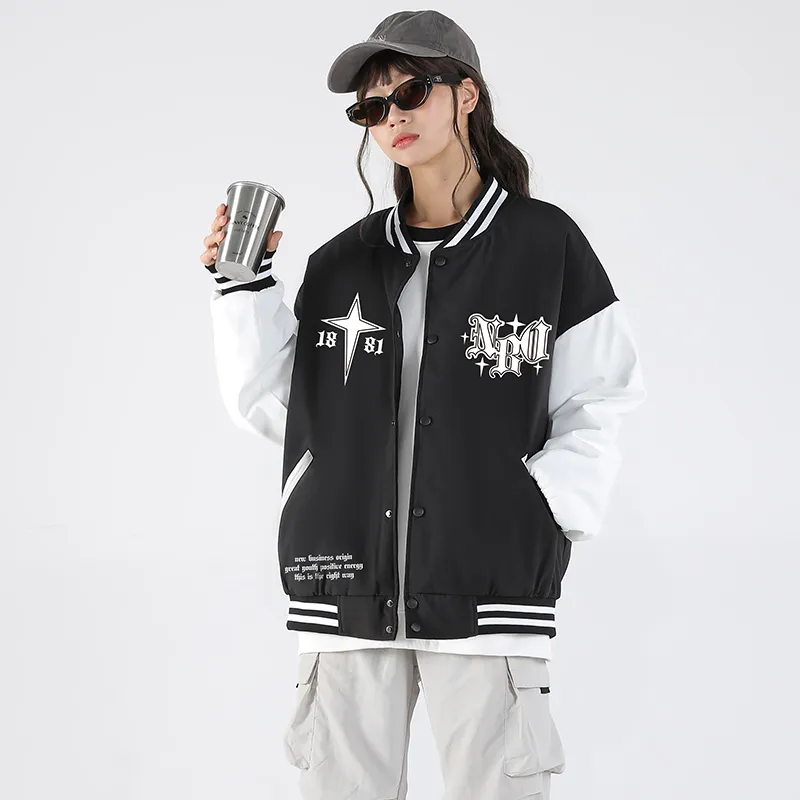 New Business Origin Baseball Jacket Coat Unisex-3