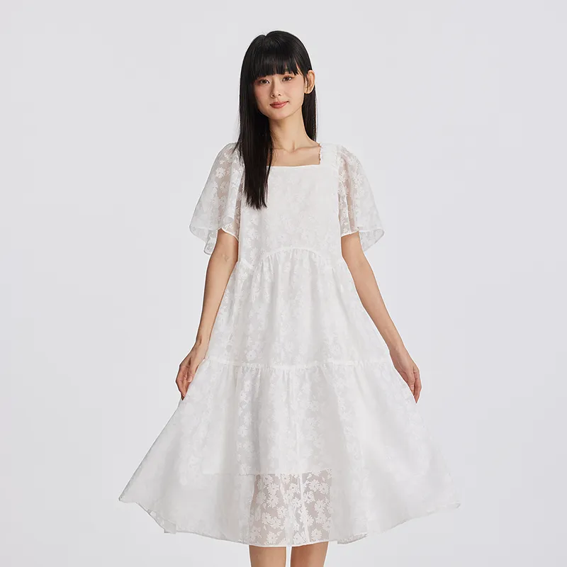 Metersbonwe Long Sleeved Dress Women's-2