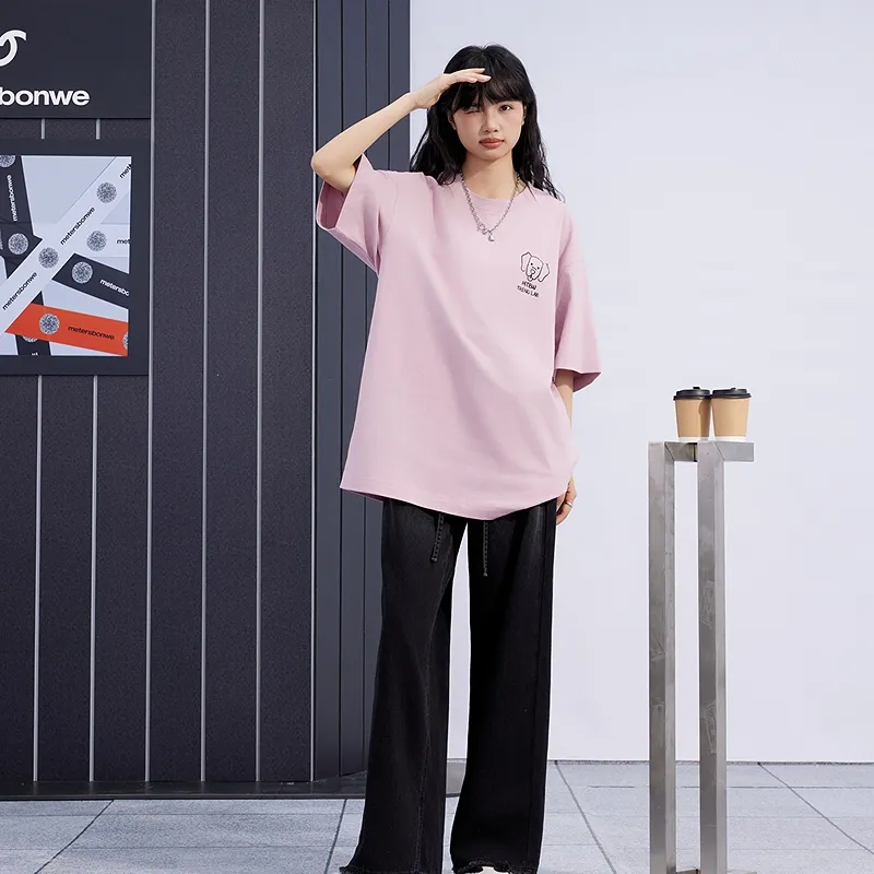 Metersbonwe T Shirts Unisex-10