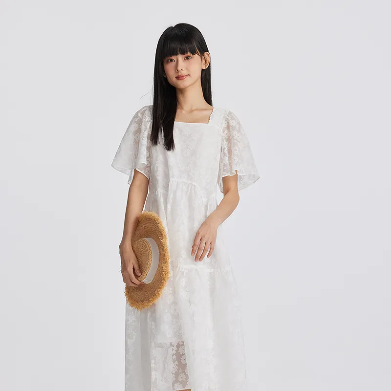 Metersbonwe Long Sleeved Dress Women's-3