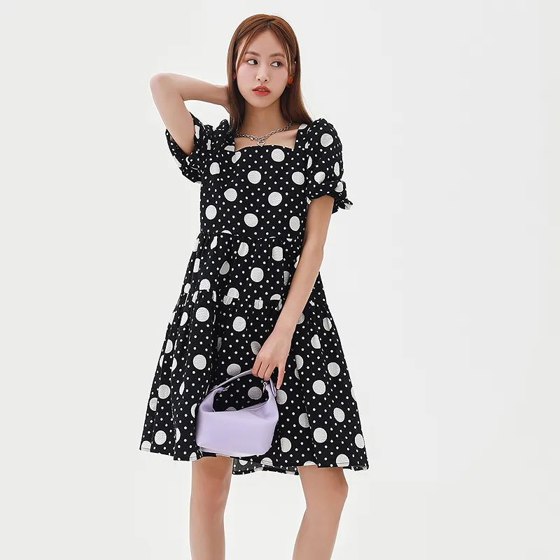 Metersbonwe Short Sleeved Dress Women's-7