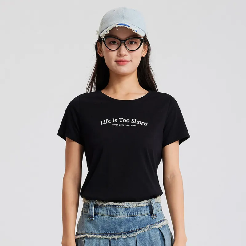 Metersbonwe T Shirts Women's-16