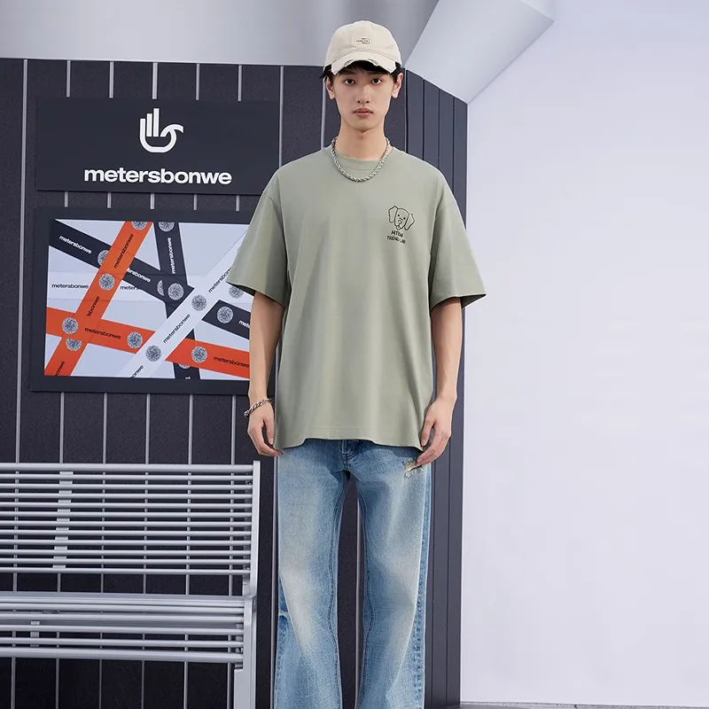 Metersbonwe T Shirts Unisex-6