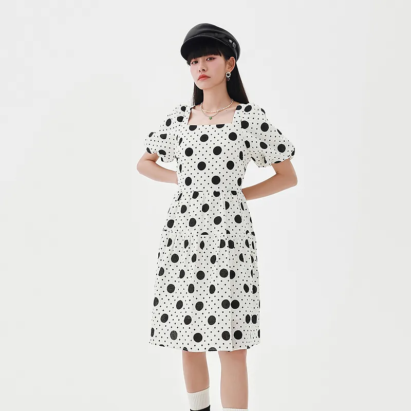 Metersbonwe Short Sleeved Dress Women's-2