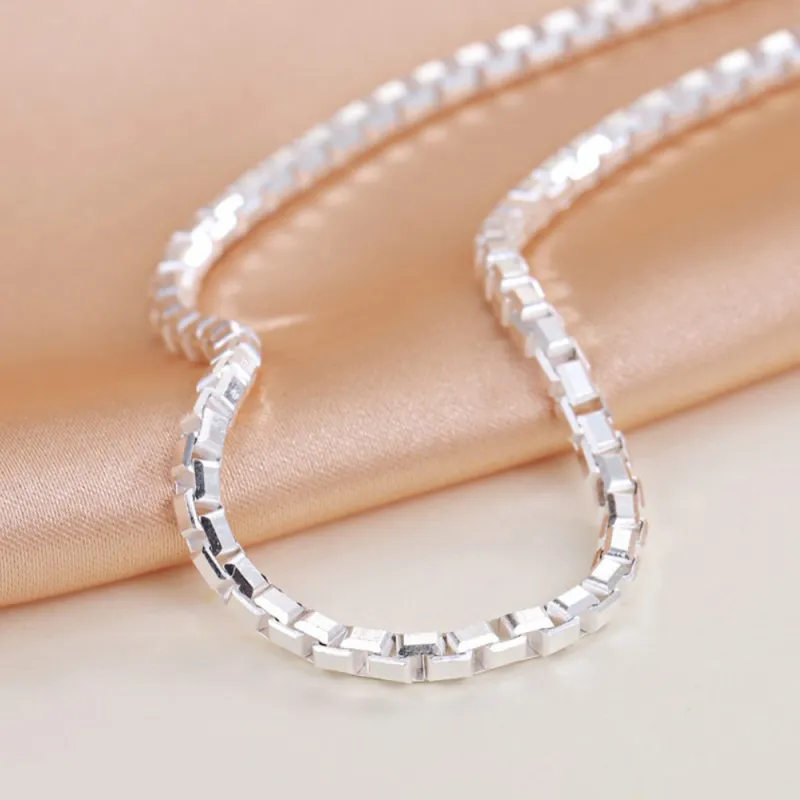 NUSQ Sterling Silver Necklaces Men's-6