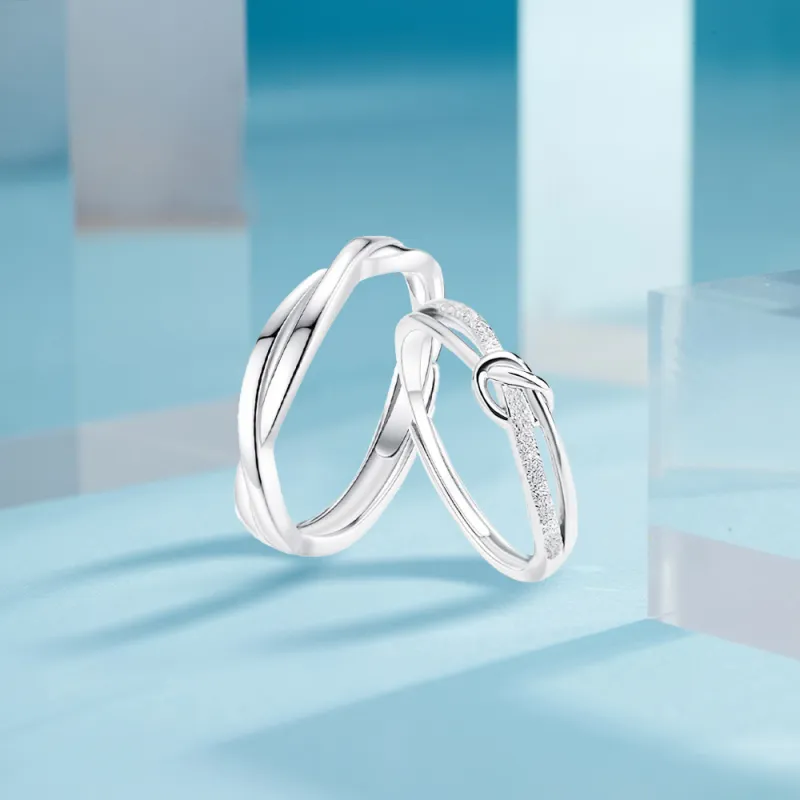 NUSQ Sterling Silver Rings Unisex-3