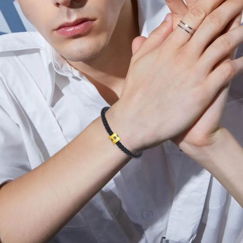 NUSQ Sterling Silver Bracelets Unisex-3