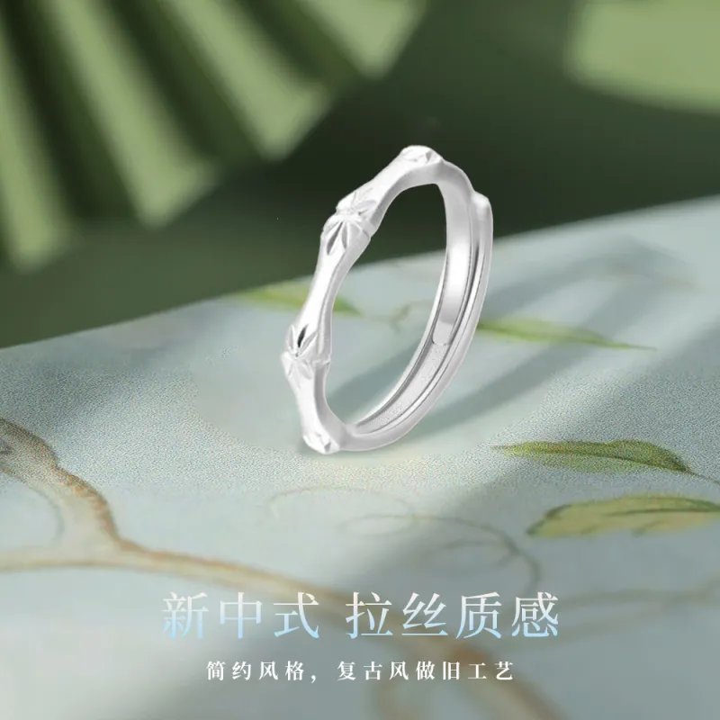 NUSQ Sterling Silver Rings Women's-6