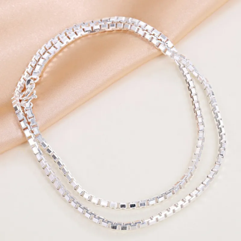 NUSQ Sterling Silver Necklaces Men's-5