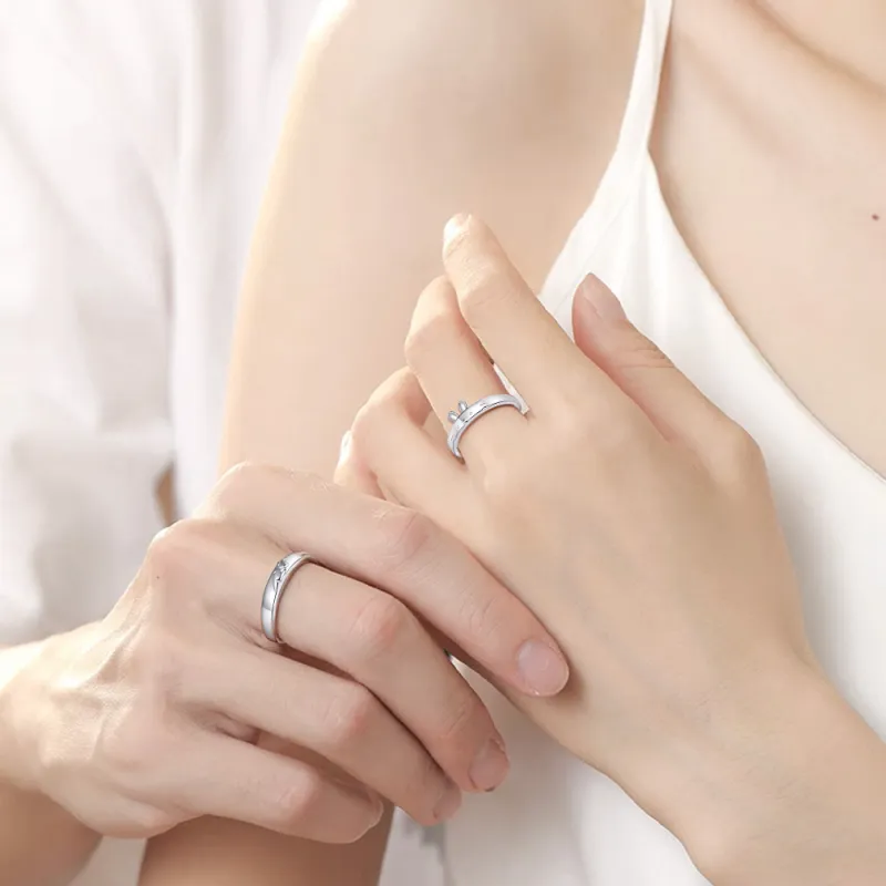 NUSQ Sterling Silver Rings Unisex-2