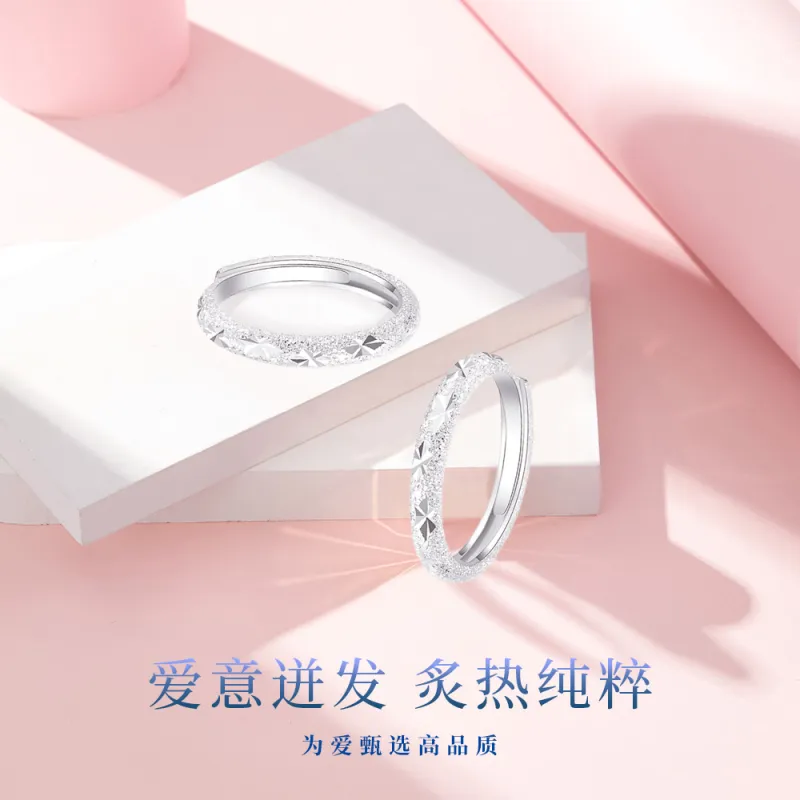 NUSQ Sterling Silver Rings Women's-2