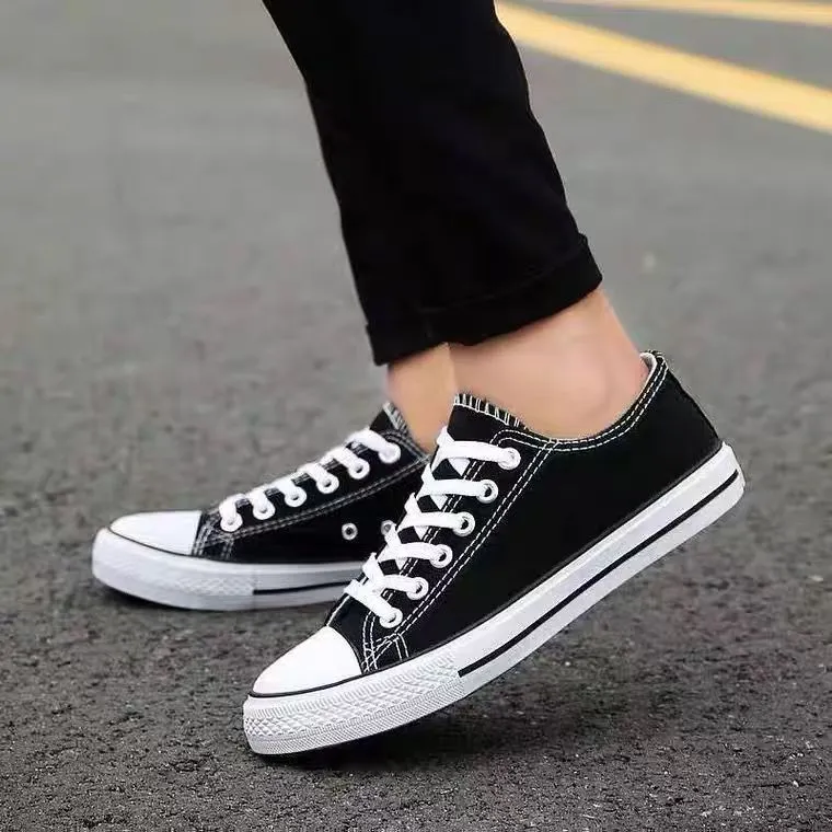 FOMOCE Slip Resistant, Breathable, Lightweight, Height Increasing Low Top Canvas Shoes Unisex-7