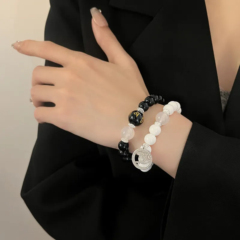 VOEX Obsidian Jade Bracelets Unisex-2