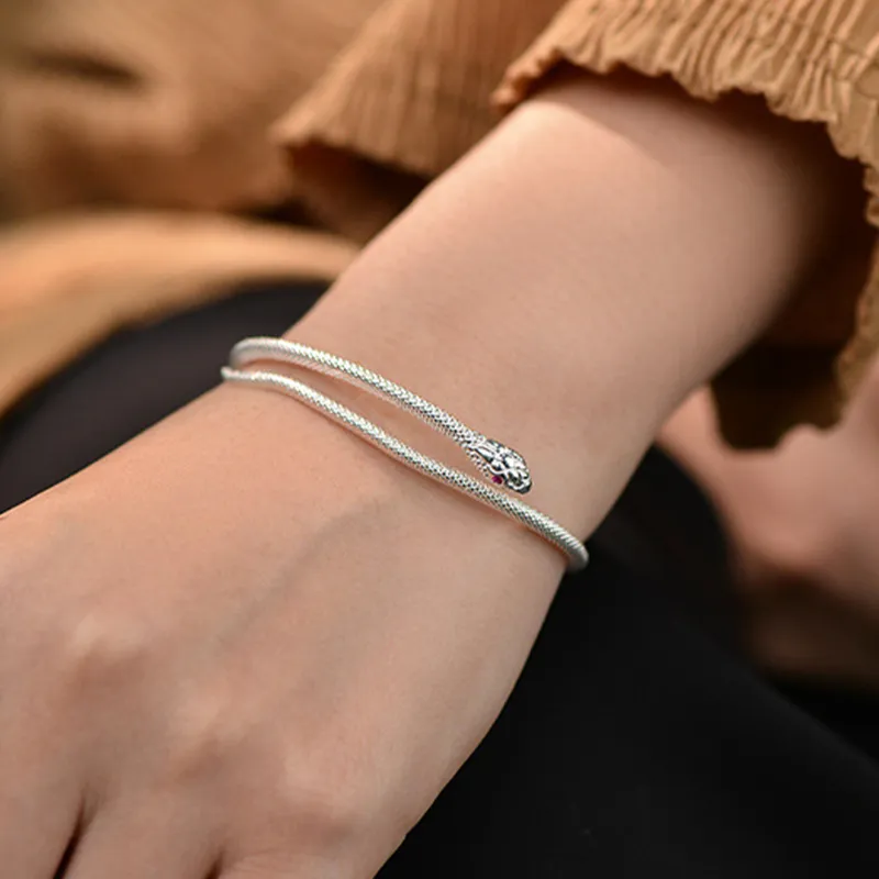 VOEX S 999 Fine Silver Bangles Women's-1