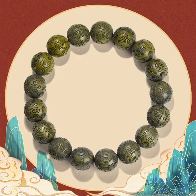 VOEX Green Sandalwood Bracelets Unisex-3