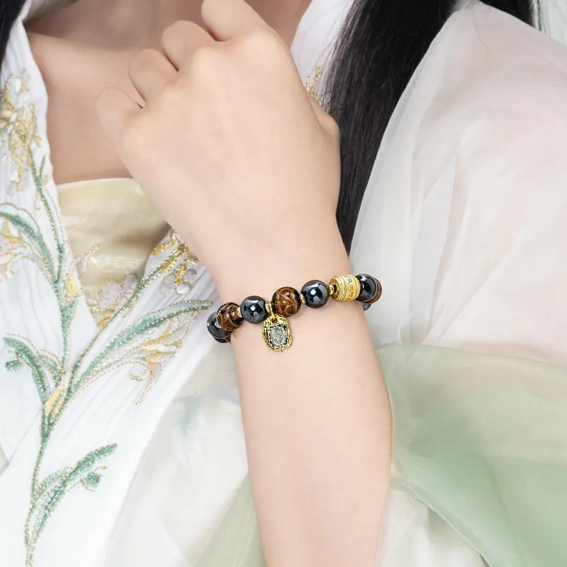 VOEX Colored Glaze Jade Bracelets Unisex-7