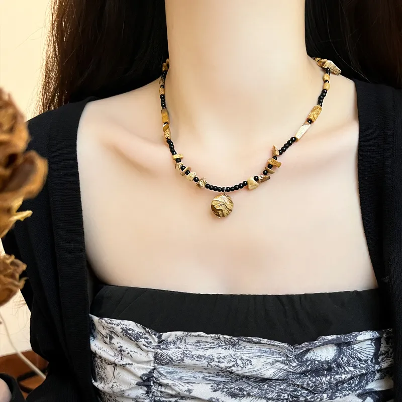 VOEX Colored Glaze Jade Necklaces Unisex-3