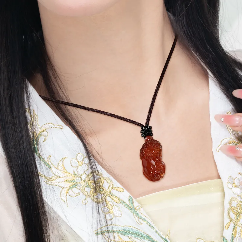 VOEX Chalcedony Necklaces Unisex-2