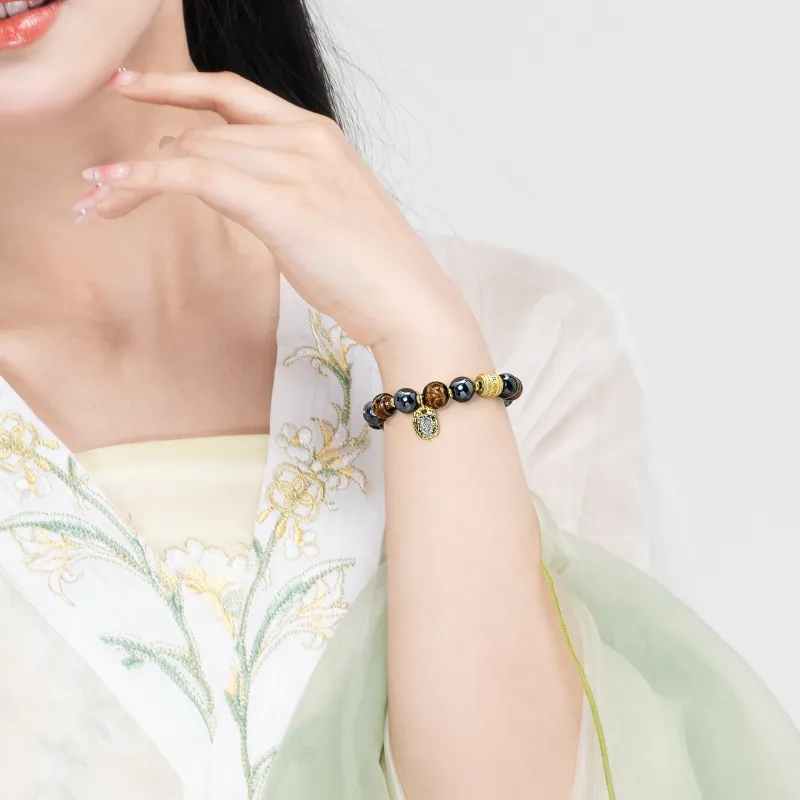 VOEX Colored Glaze Jade Bracelets Unisex-6