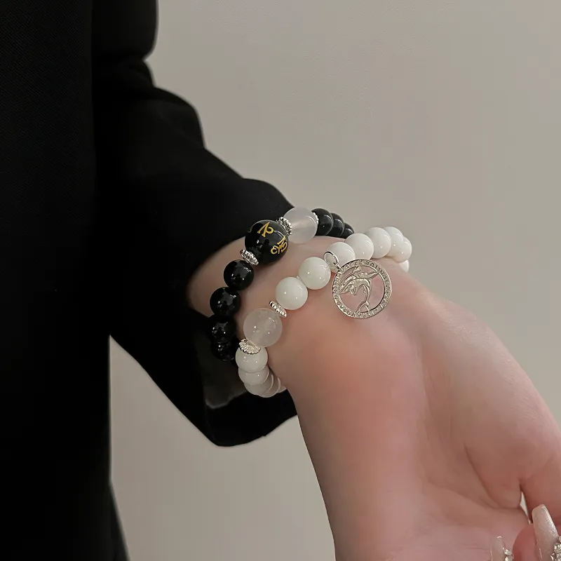 VOEX Obsidian Jade Bracelets Unisex-3