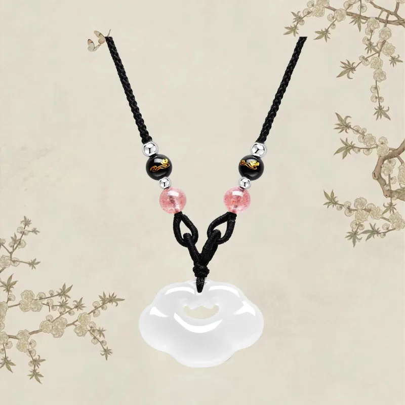 VOEX Agate Jade Necklaces Unisex-2