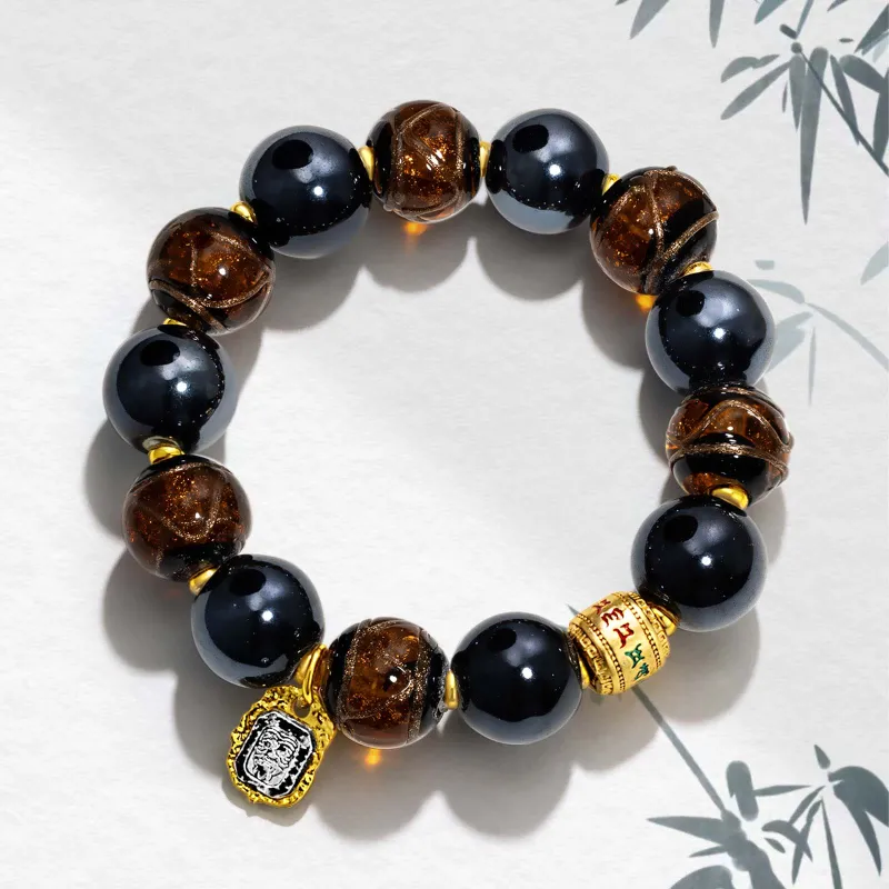 VOEX Colored Glaze Jade Bracelets Unisex-2