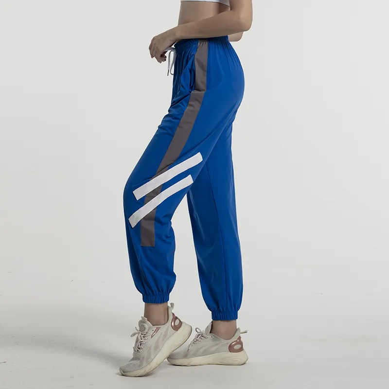 Lan Pattern Athletic Trousers Women's-5