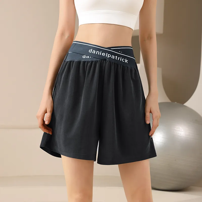 Lan Pattern Sports Shorts Women's-10