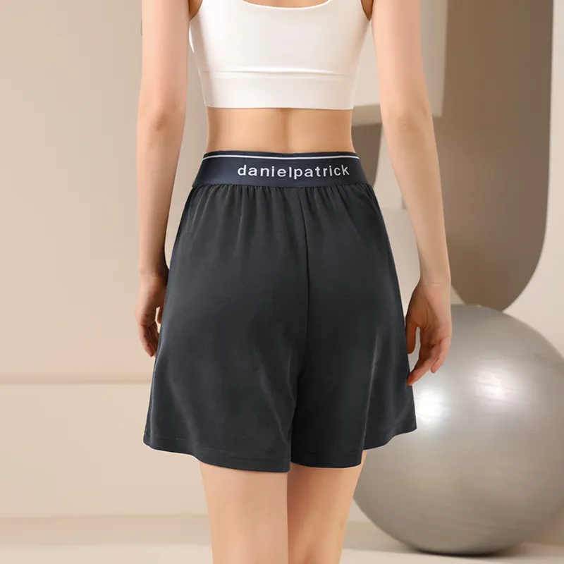 Lan Pattern Sports Shorts Women's-5