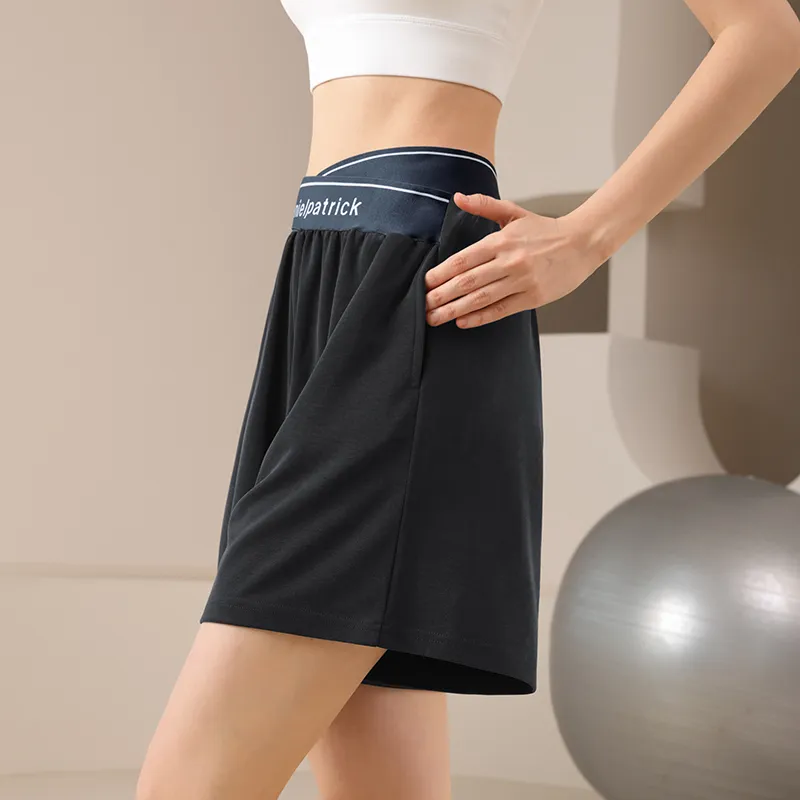 Lan Pattern Sports Shorts Women's-2