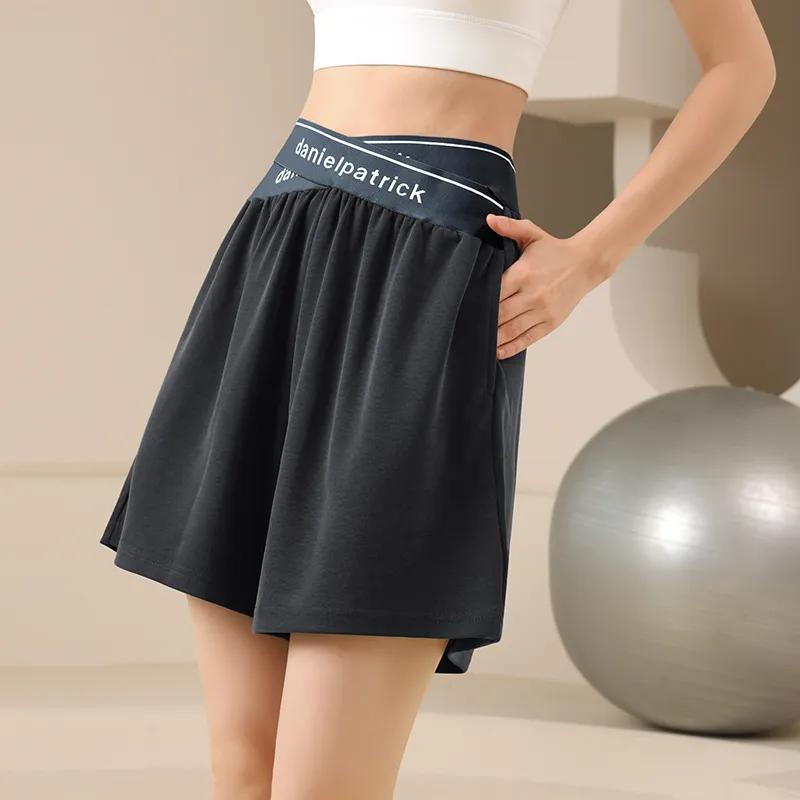 Lan Pattern Sports Shorts Women's-6