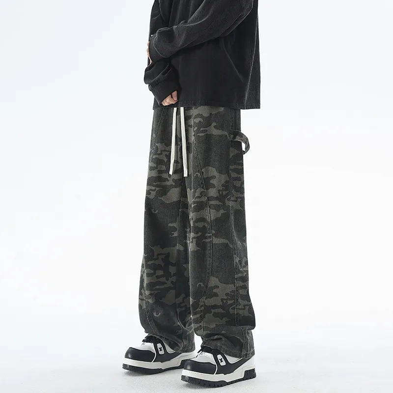 HOWIE LANDAU Casual Pants Unisex Camouflage-8