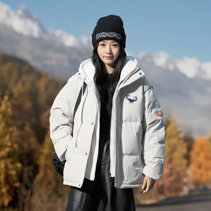HOWIE LANDAU Down Jacket Unisex Black-9