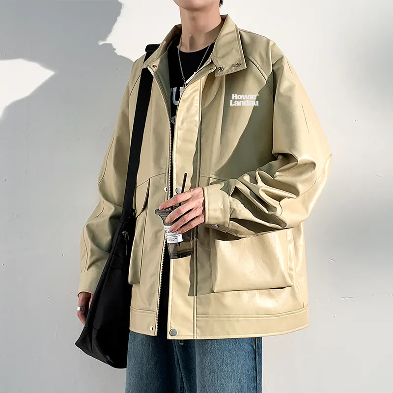 HOWIE LANDAU Jacket Unisex Khaki-7