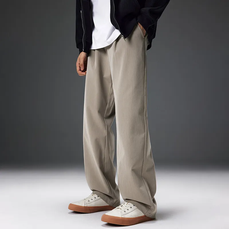 GTRG Casual Pants Unisex Light Khaki-5