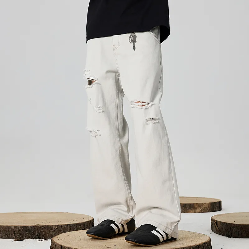 GTRG Jeans Unisex White-3