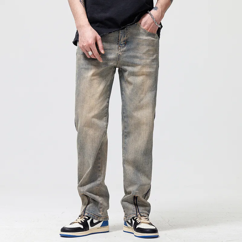 GTRG Jeans Unisex Yellow Mud-2