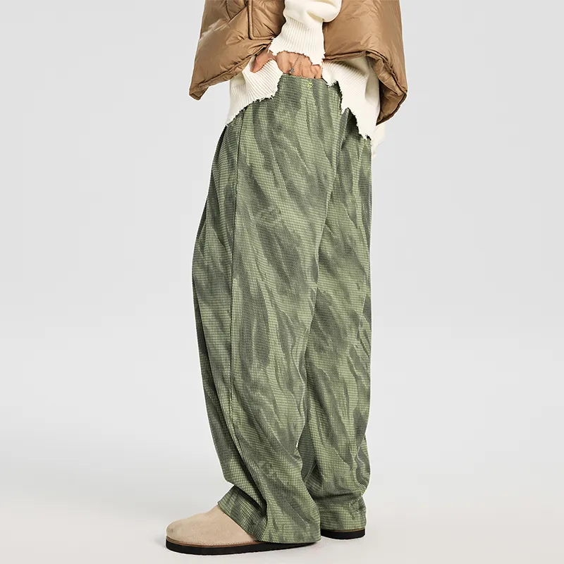 GTRG Casual Pants Unisex Light Green-6