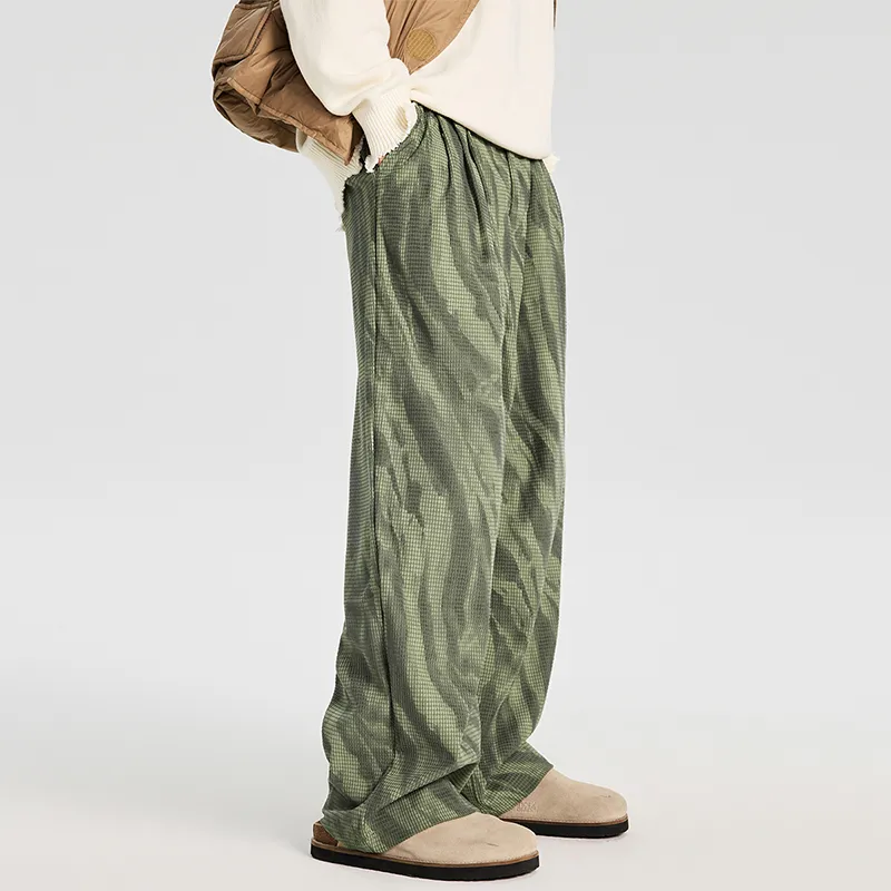 GTRG Casual Pants Unisex Light Green-4