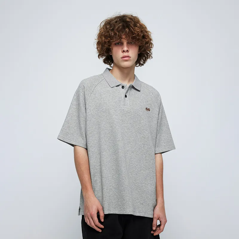 GTRG Polo Shirt Unisex Heather Gray-3