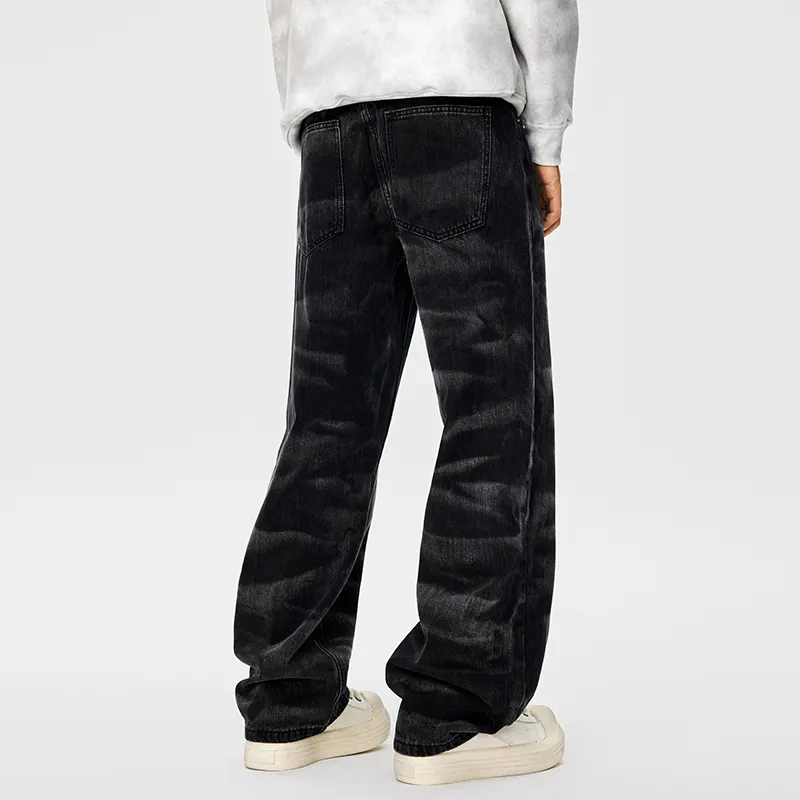 GTRG Jeans Unisex Black Zebra Print-8