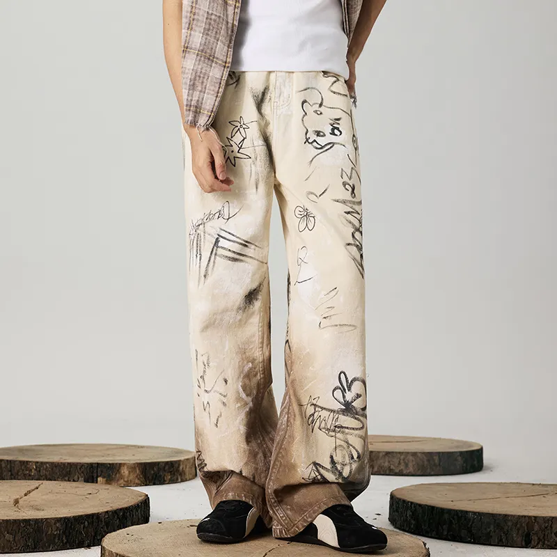 GTRG Jeans Unisex Ecru-2