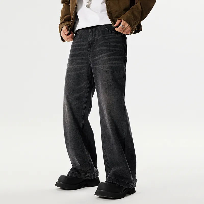 GTRG Jeans Unisex Black Gray Color-4