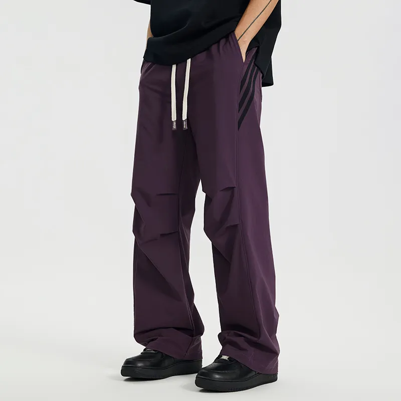 GTRG Casual Pants Unisex Purple-3