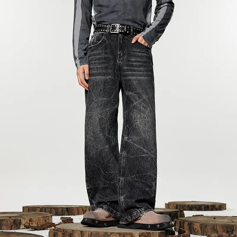 GTRG Jeans Unisex Black Gray Color-2