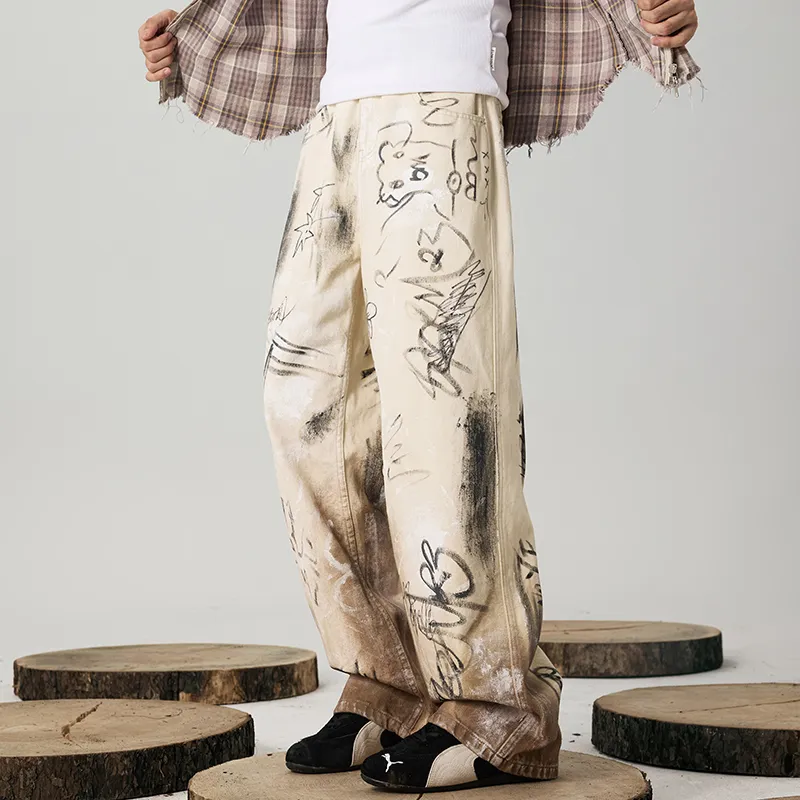 GTRG Jeans Unisex Ecru-4